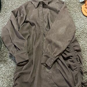 Women's Brown Corduroy Jacket